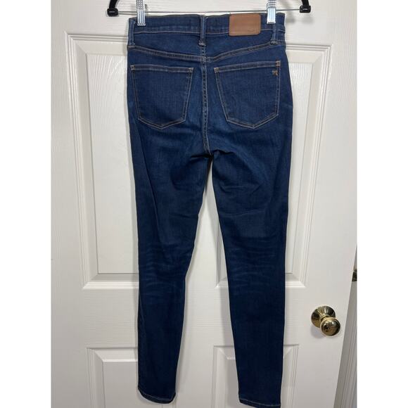 Madewell Mid Rise Skinny Jeans Larkspur Wash TENCEL Denim Cooler Weather - Picture 3 of 10